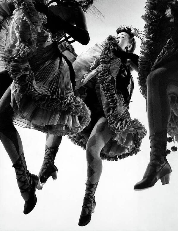 Dance Art Print featuring the photograph Nightmare Ballet in Original Oklahoma on Broadway by Gjon Mili