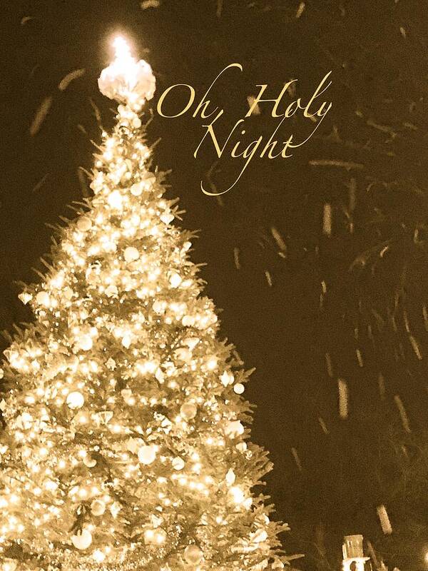 Art Print featuring the photograph Oh, Holy Night by Debra Grace Addison