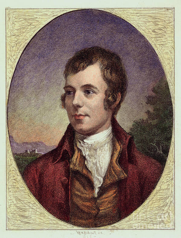 Engraving Art Print featuring the photograph Robert Burns Engraving By William Harry by Bettmann