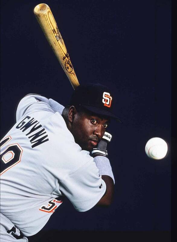 Tony Gwynn Sr. Art Print featuring the photograph San Diego Padres by Ronald C. Modra/sports Imagery