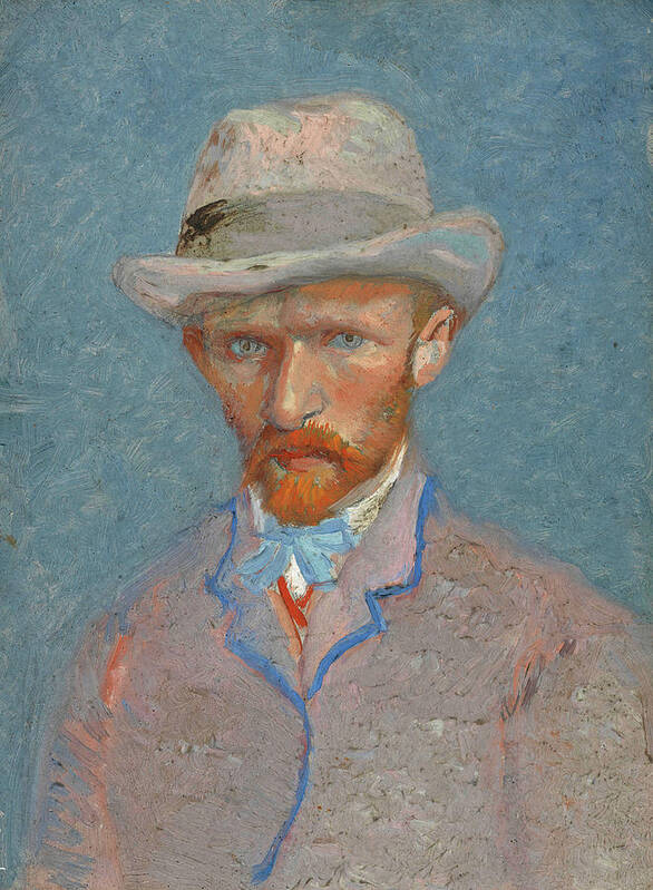 Vincent Van Gogh Art Print featuring the painting Self-Portrait - 2 by Vincent van Gogh