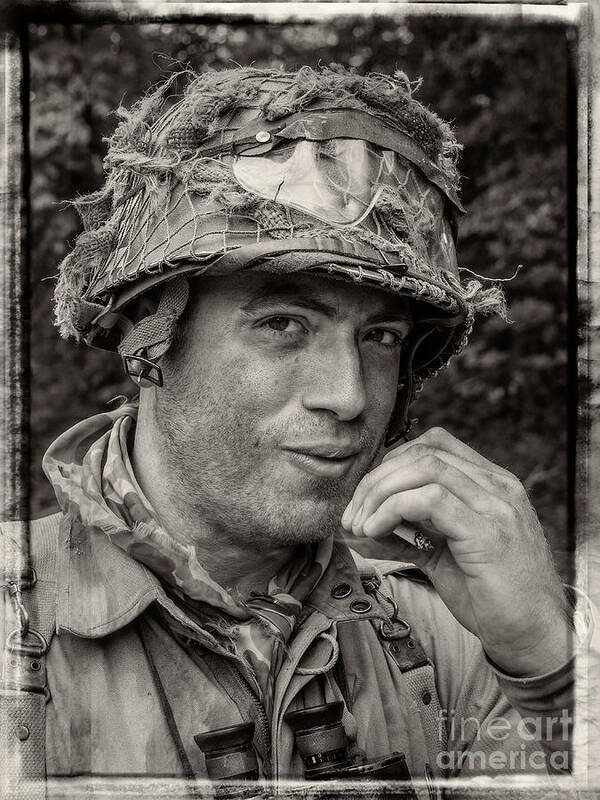 Portait Art Print featuring the photograph Soldier by Bernd Laeschke