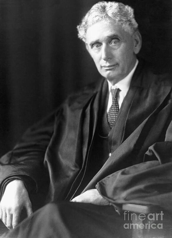 People Art Print featuring the photograph Supreme Court Justice Louis D. Brandeis by Bettmann