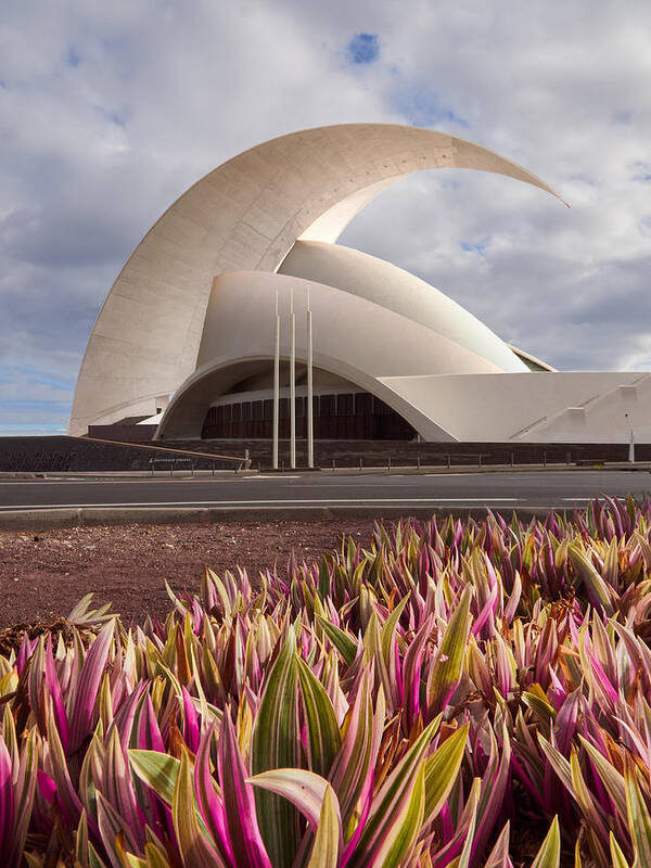 Auditorium Art Print featuring the photograph Tenerife Auditorium by Jose A. Parra