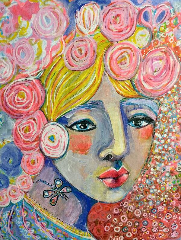  Art Print featuring the mixed media The Empath by Coco Olson