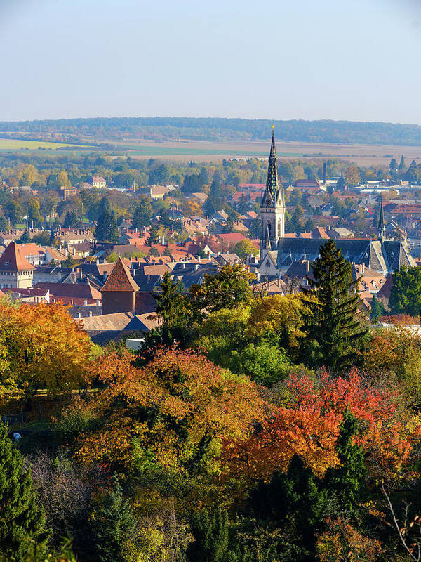 Border Town Art Print featuring the photograph The Medieval Town Koszeg In Western by Martin Zwick