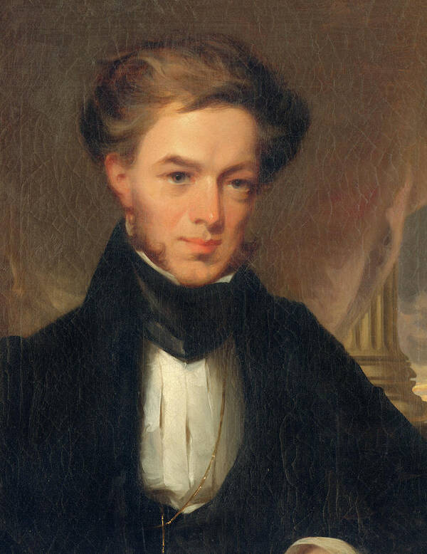 Philadelphia Art Print featuring the painting Portrait of Thomas Ustick Walter, 1835 by John Neagle