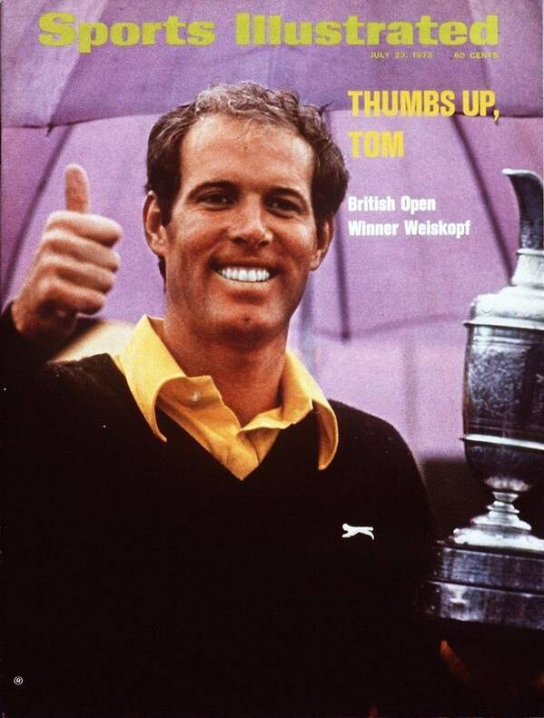 Magazine Cover Art Print featuring the photograph Tom Weiskopf, 1973 British Open Sports Illustrated Cover by Sports Illustrated