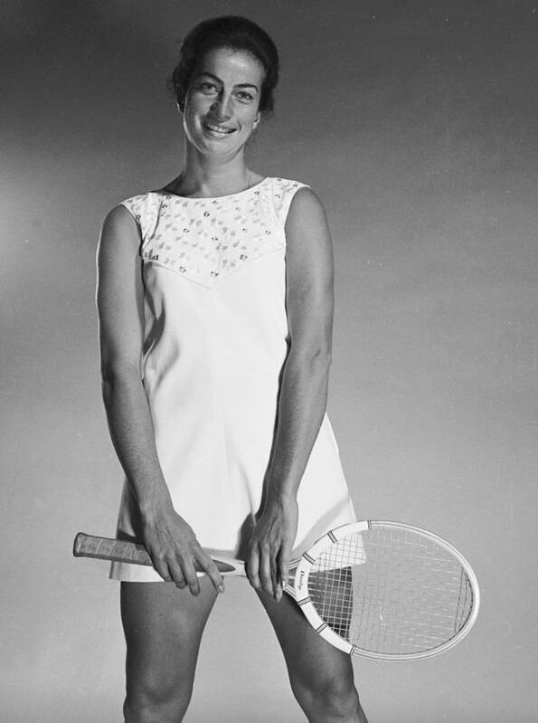 Tennis Art Print featuring the photograph Virginia Wade by Chaloner Woods
