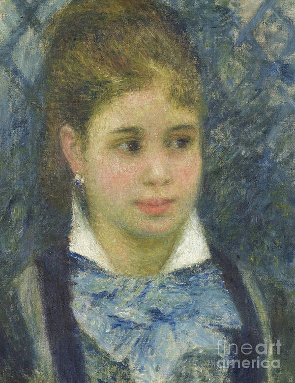 Pierre Auguste Renoir Art Print featuring the painting Young Parisian by Renoir by Pierre Auguste Renoir