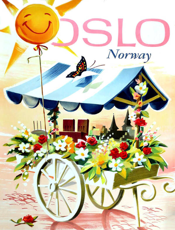 Oslo Art Print featuring the digital art Oslo #1 by Long Shot