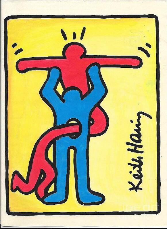 Keith Haring Art Print by New York Artist - Fine Art America