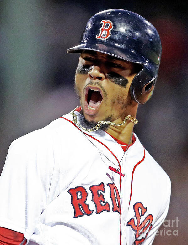 People Art Print featuring the photograph Mookie Betts #3 by Maddie Meyer