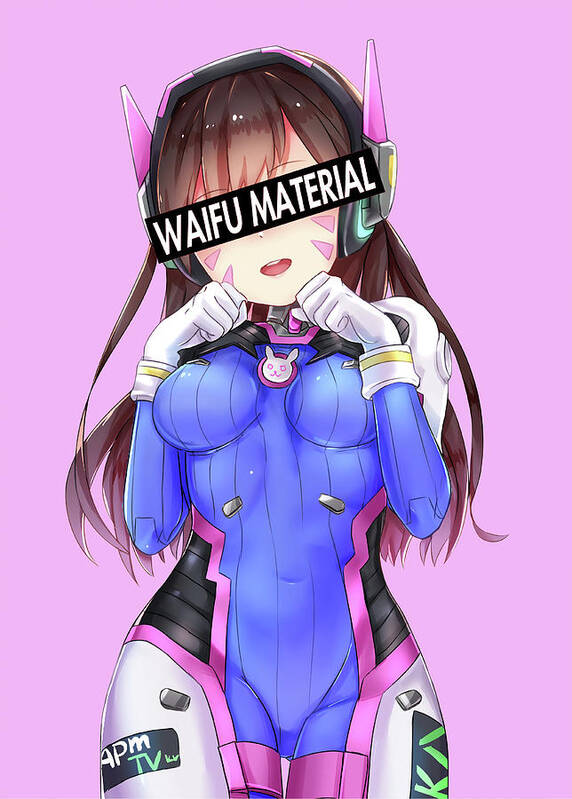 D.VA Overwatch Waifu Anime manga series fanart hentai ahegao oppai #4 Art  Print by Mad Lab - Fine Art America