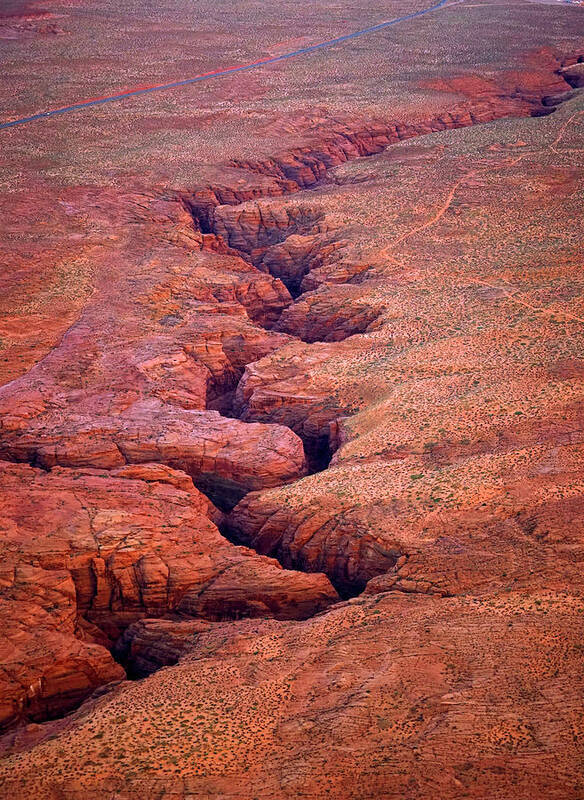 Slot Canyon Art Print featuring the photograph Slot Canyon Lake Powell #5 by Rick Wilking