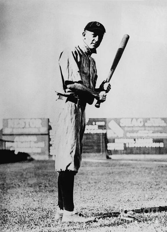 American League Baseball Art Print featuring the photograph Ty Cobb by National Baseball Hall Of Fame Library