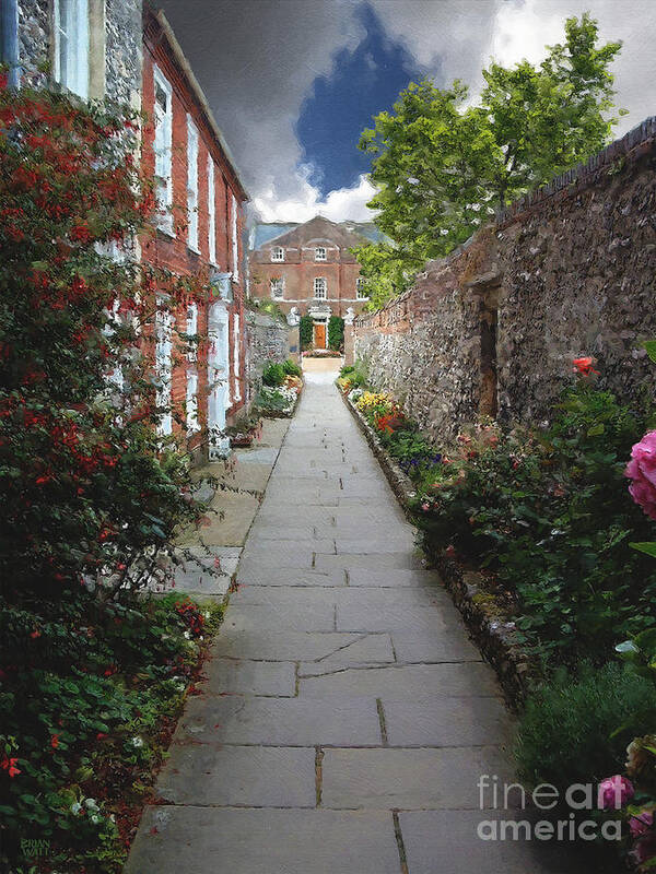 Chichester Art Print featuring the photograph A Chichester Path by Brian Watt