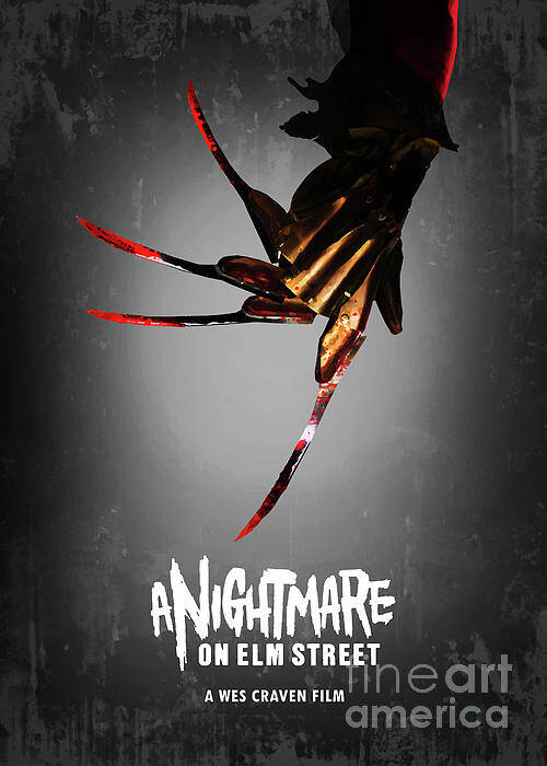 Movie Poster Art Print featuring the digital art A Nightmare On Elm Street by Bo Kev