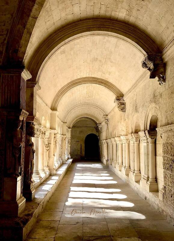 Architecture Art Print featuring the photograph Arches of Saint Trophime Cloister, Arles by Donna Martin