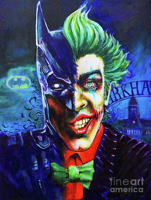 Batman and Joker Art Print by Charles Bickel - Fine Art America