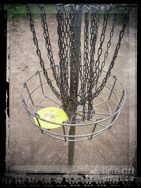 Disc Golf Art Print featuring the photograph Brown Park by Phil Perkins