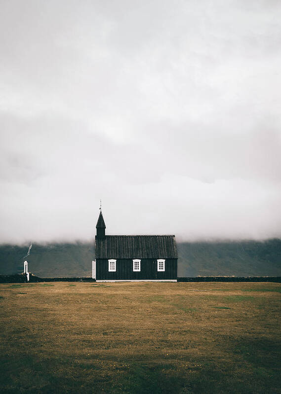 Budir Black Church in Iceland by Adam Biernat