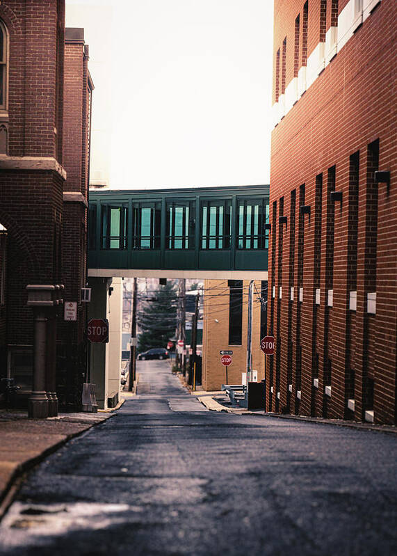 Allentown Art Print featuring the photograph Center City Allentown Alleyway by Jason Fink