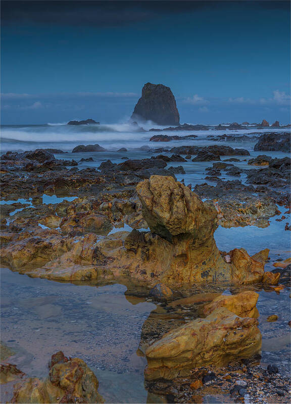 Scenics Art Print featuring the photograph Coastal view at Narooma, southern coastline of New South Wales, Australia. by Southern Lightscapes-Australia