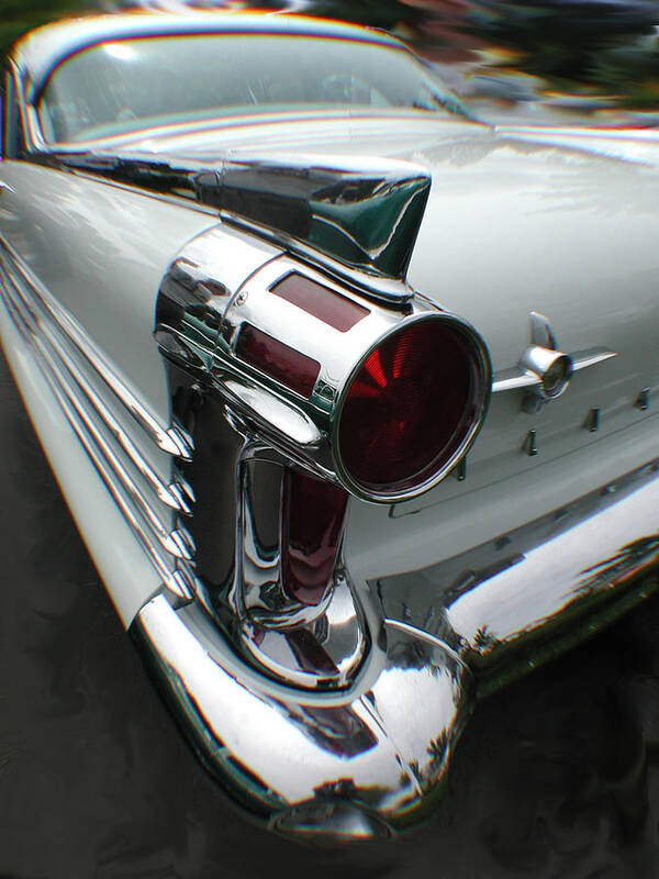 Auto Art Print featuring the photograph Coupe Fin by Garland