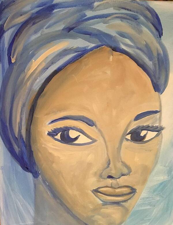 Acrylic Painting Art Print featuring the painting Denise by Karen Buford