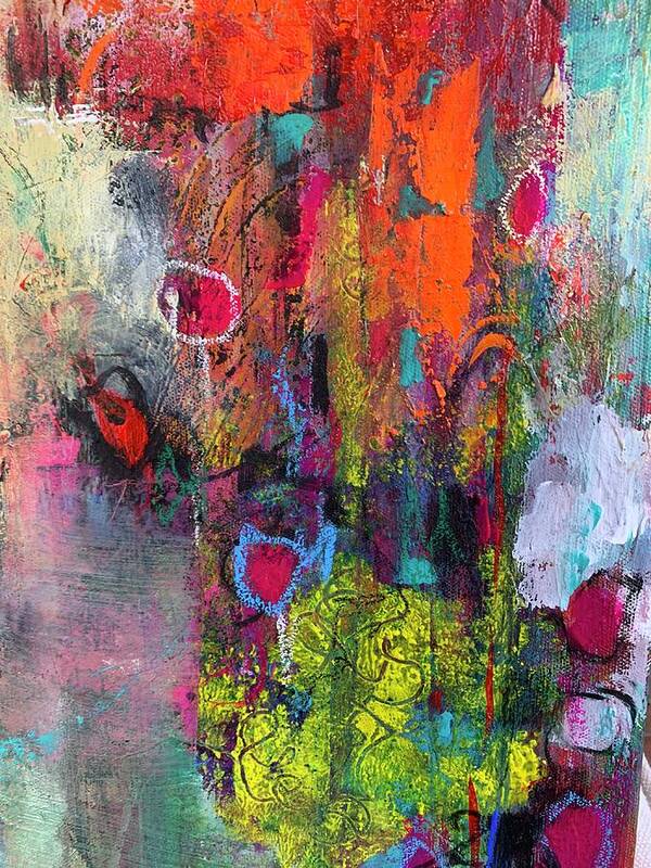 Abstract Art Print featuring the painting Details by Bonny Butler