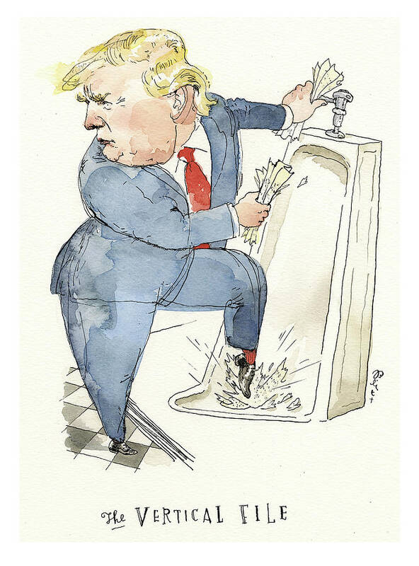 Donald Trump Is A Stand-up Guy Art Print featuring the painting Donald Trump Is A Stand Up Guy by Barry Blitt