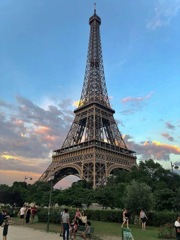Paris Art Print featuring the photograph Eiffel Tower by Charles Kraus