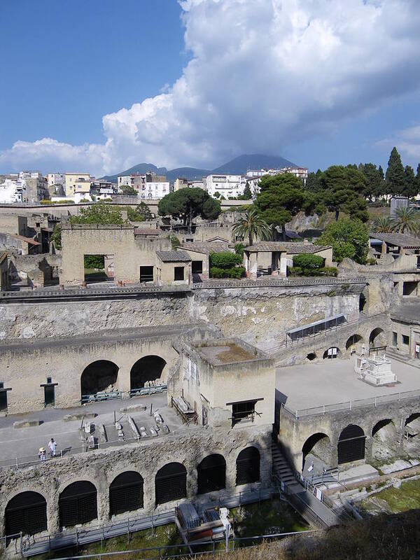 Herculaneum Art Print featuring the photograph Ercolano by Lisa Mutch