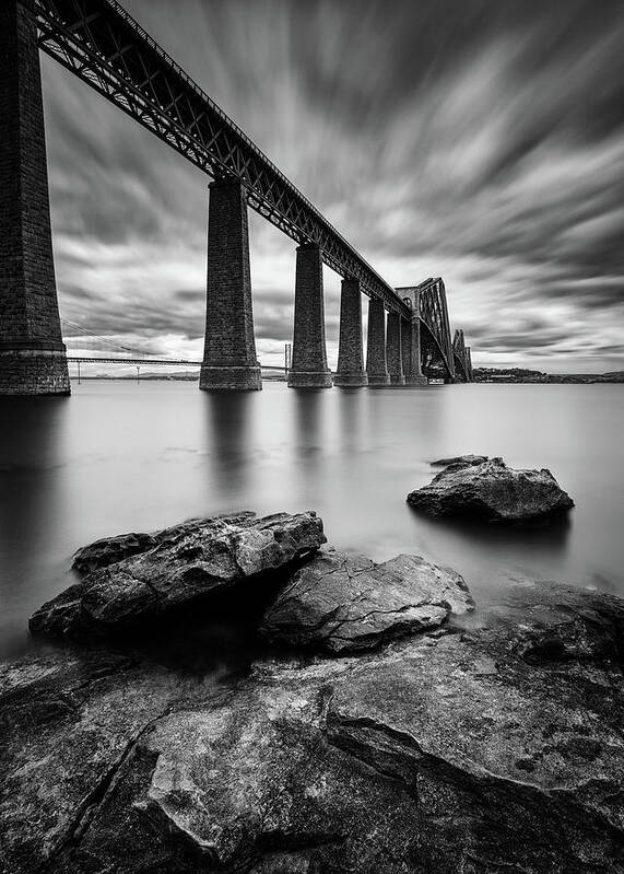 Forth Bridge Art Print featuring the photograph Forth Bridge by Dave Bowman