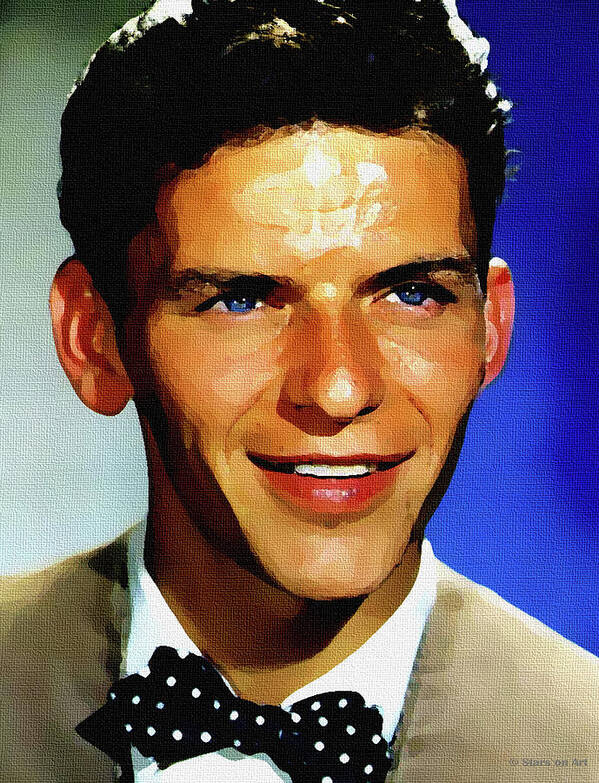 Frank Sinatra Art Print featuring the digital art Frank Sinatra 2 by Movie World Posters