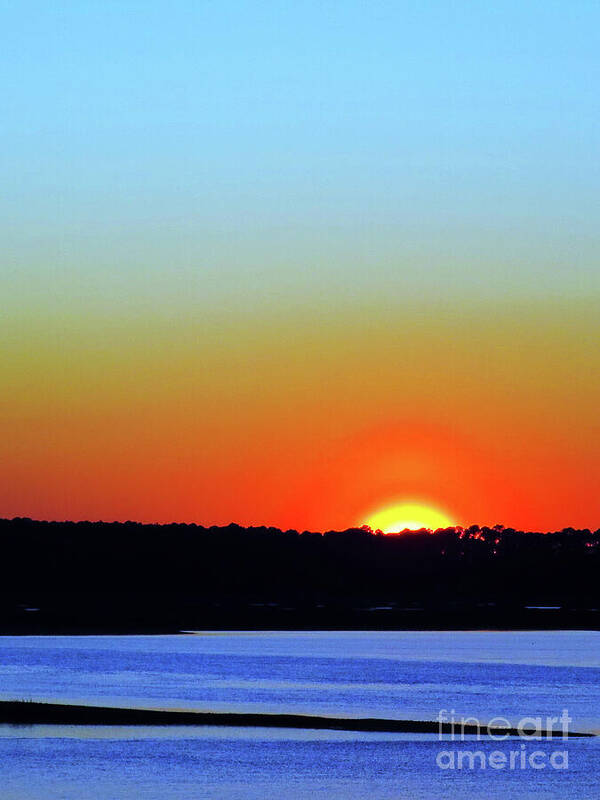 Sunset Art Print featuring the photograph Goodnight, Hilton Head 2 by Rick Locke - Out of the Corner of My Eye
