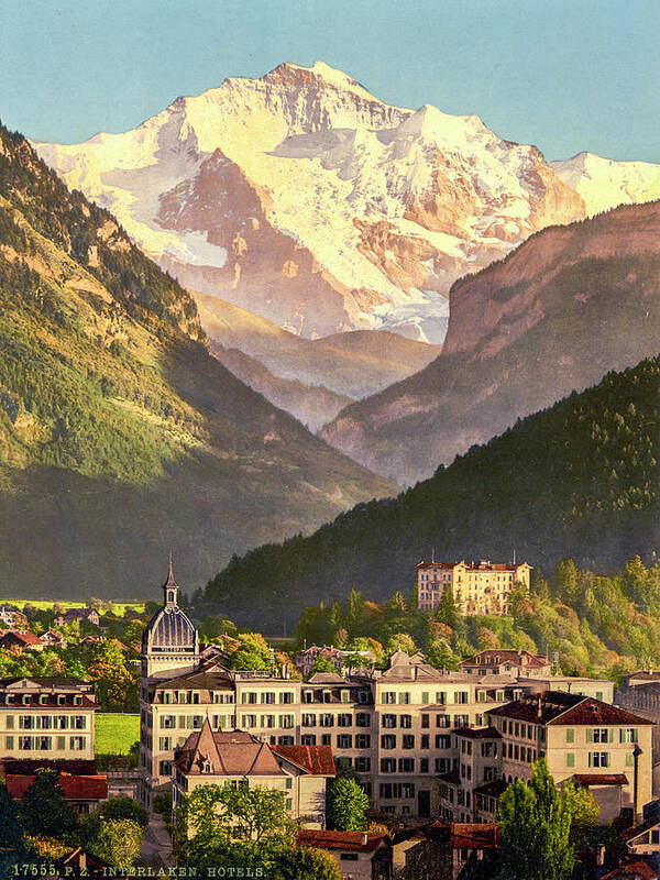 Switzerland Art Print featuring the photograph Interlaken by Joseph S Giacalone