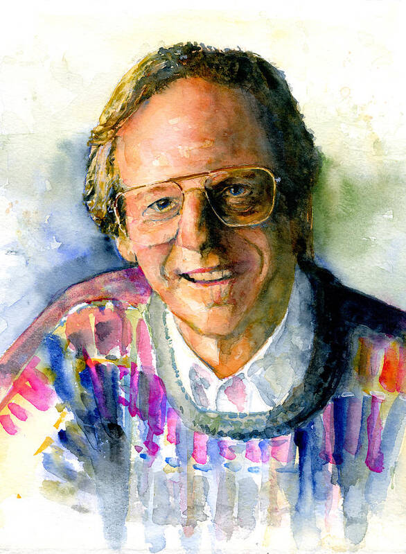 Ken Kragen Art Print featuring the painting Ken Kragen by John D Benson