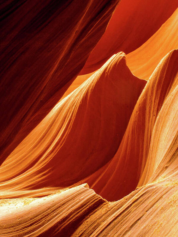 Antelope Canyon Art Print featuring the photograph Like Water On Stone - Antelope Canyon, Arizona by Earth And Spirit