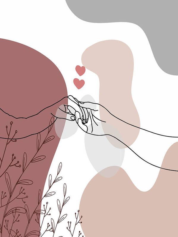 Romantic Couple, Sketch Art Love Illustration, Love Sketch, Couple In Love  Hand Drawn Sketch #1 Tapestry