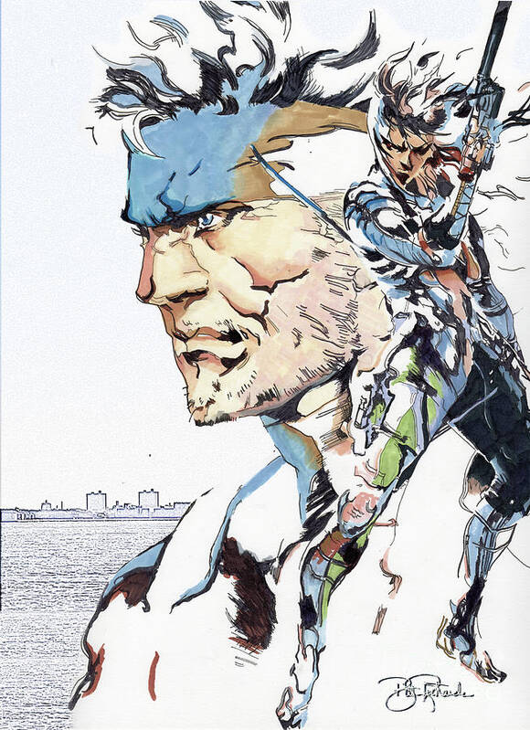 Metal Gear Solid Art Print by Bill Richards - Pixels