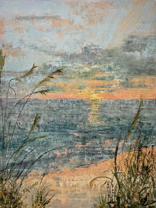 Sunrise Art Print featuring the painting Morning Glow by Barbara Hammett Glover