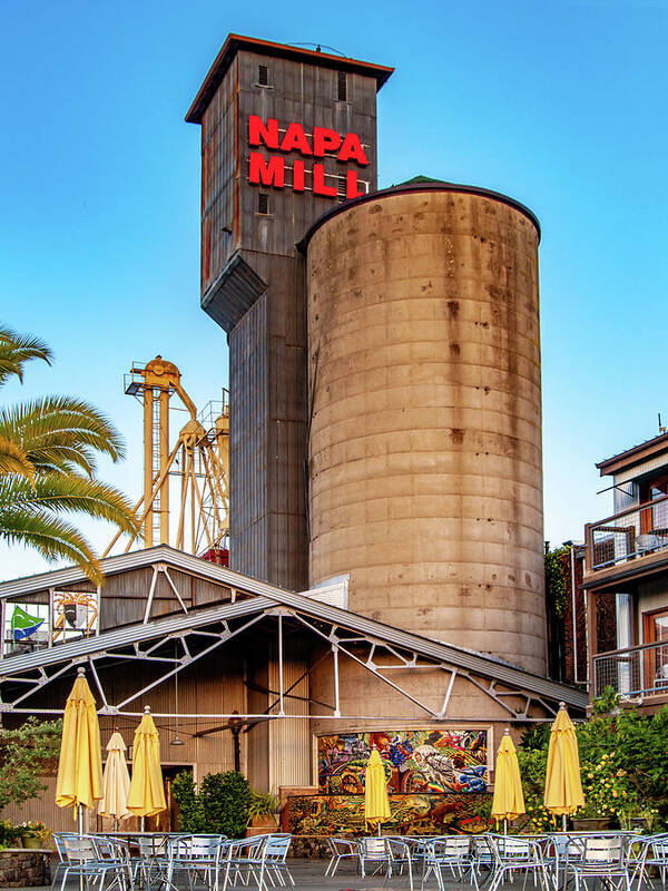 Mill Art Print featuring the photograph Napa Mill II by Bill Gallagher