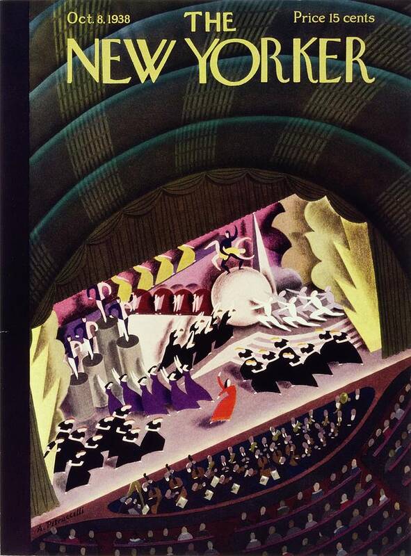 Illustration Art Print featuring the painting New Yorker October 8, 1938 by Antonio Petruccelli