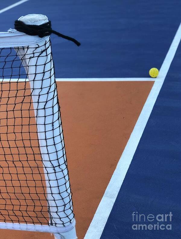 Court Art Print featuring the photograph Pickle Ball Time by Diana Rajala