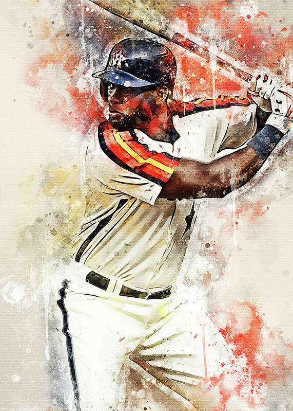 MLB Houston Astros - Yordan Alvarez 22 Wall Poster, 14.725 x 22.375  Framed 