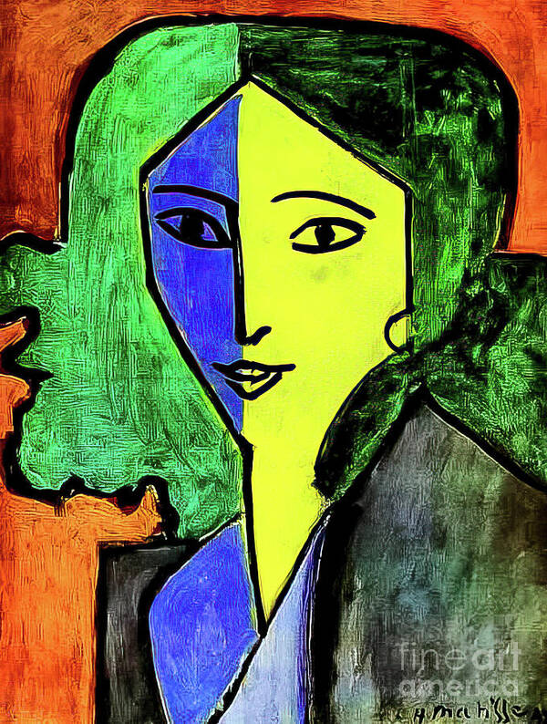 Portrait of Lydia Delectorskaya by Henri Matisse 1947 Art Print by Henri  Matisse - Pixels
