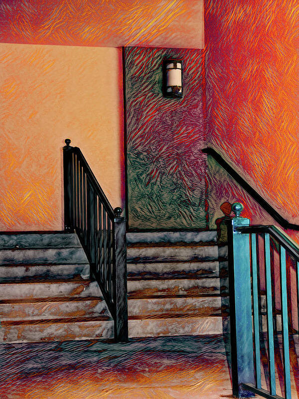 Doorway Art Print featuring the mixed media Secret Place by Rosalie Scanlon
