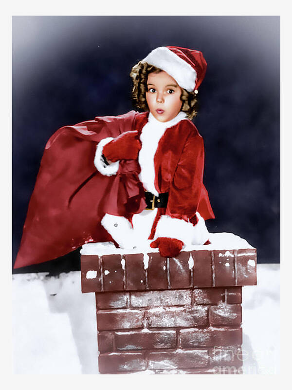 Shirleytemple Art Print featuring the photograph Shirley Temple on chimney  by Franchi Torres